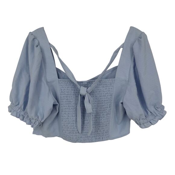 And Now This Tie Back Crop Top Size Medium - Picture 5 of 6